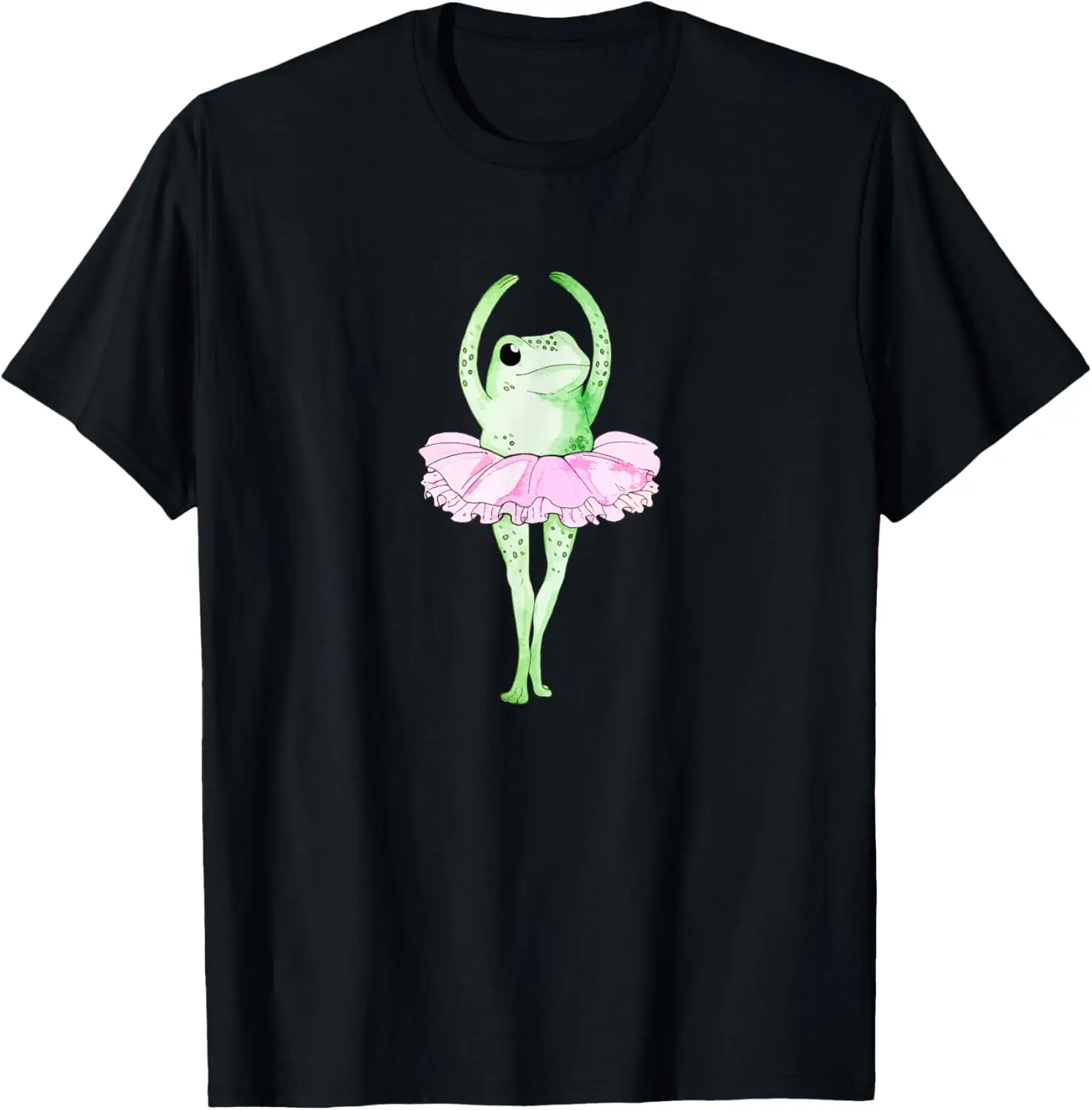

Aesthetic Frog dancing Ballerina Retro T-Shirt