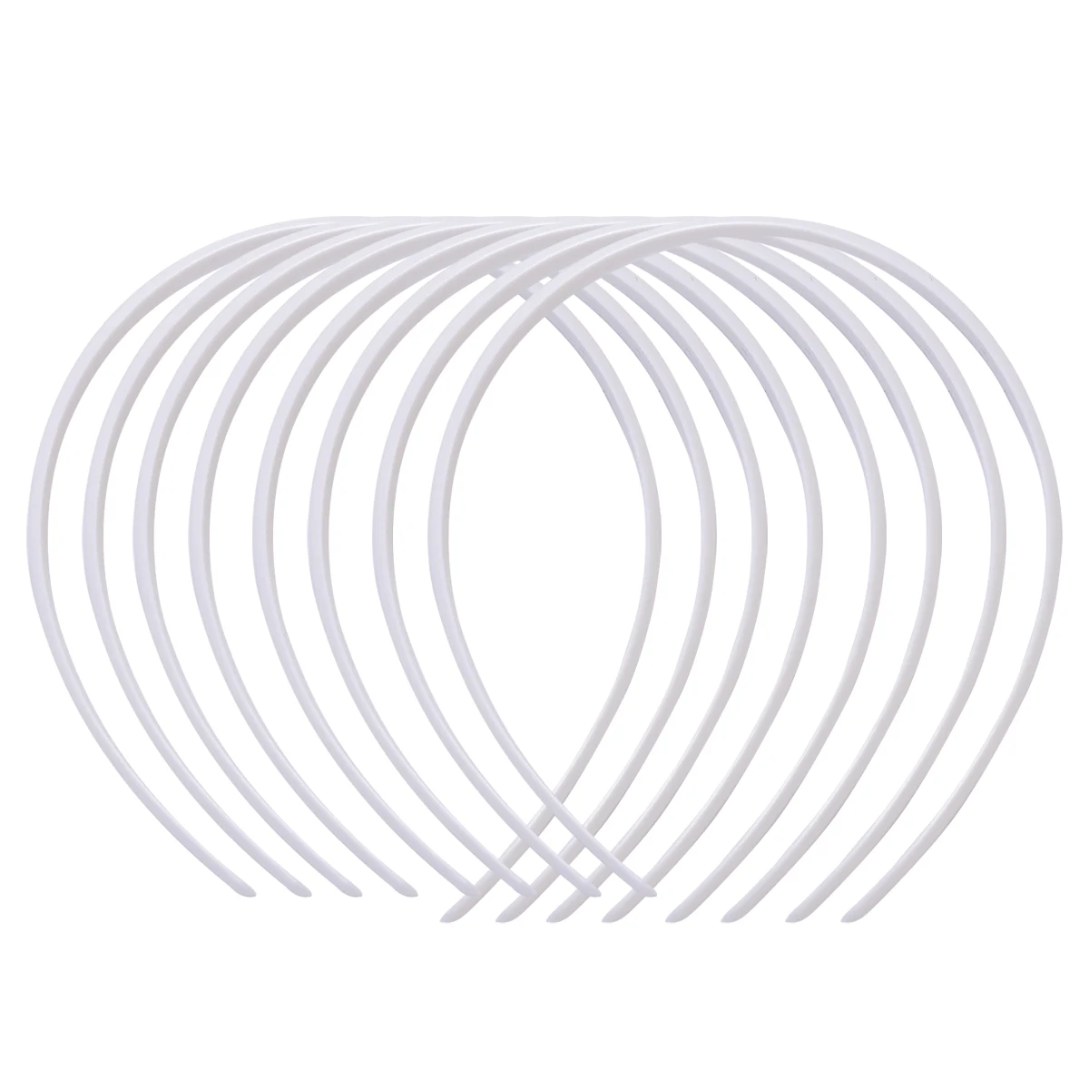 

72 Pcs Plastic Headb s Hair Hoops Headwrap Accessories Women Black Fashion Dance Party Wedding Picnic