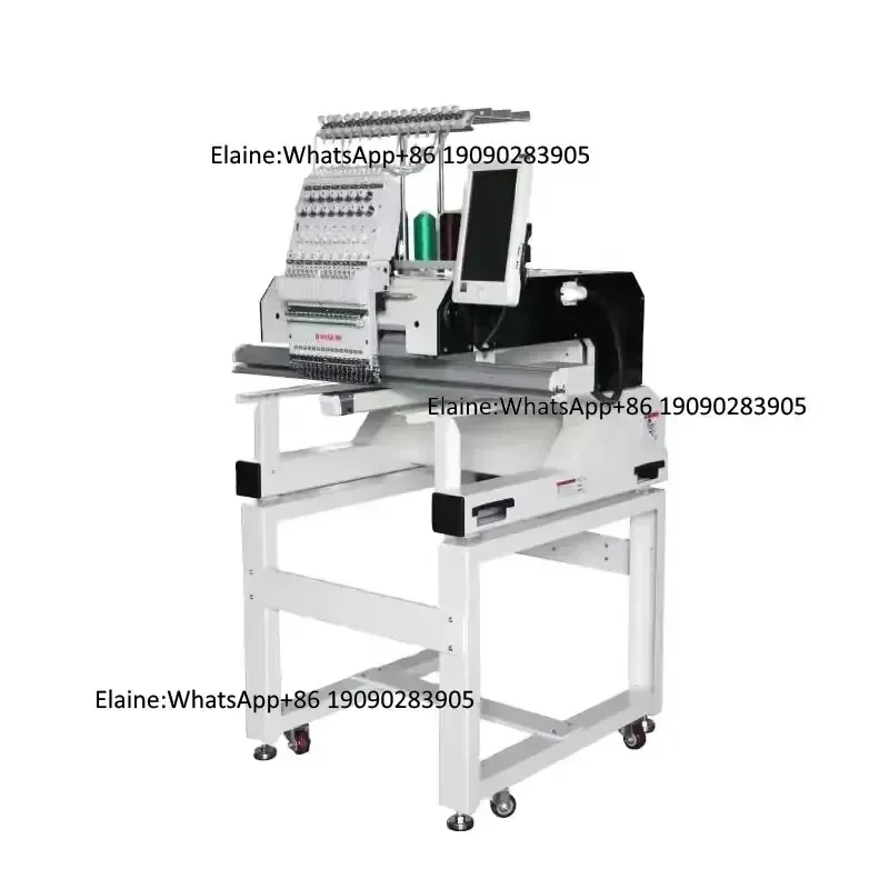 MBC1201/1501Automatic Intelligent Digital High Speed Industrial Single Head 12 /15 Needles Hat T-Shirt Embroidery Machine