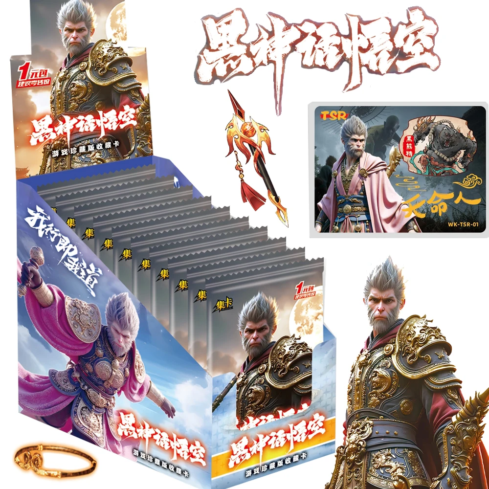 

Black Myth: Wukong Collection Cards Popular New Products Role Play Games Monkey Sun Destined One Series Character Cards Kid Gift