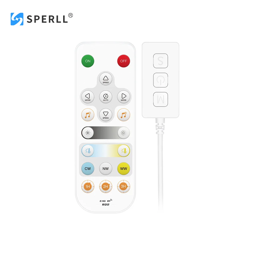 

SP542E 2CH Color Temperature CCT IoT LED Controller SP547E Alexa Google Home Wifi APP PWM SPI BT RF Remote LED Strips DC 5V-24V