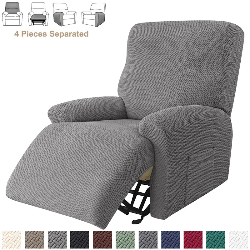 Jacquard Stretch Recliner Sofa Covers Elastic Split Armchair Chair Cover Non-Slip Lazy Boy Chairs Slipcovers  for Living Room