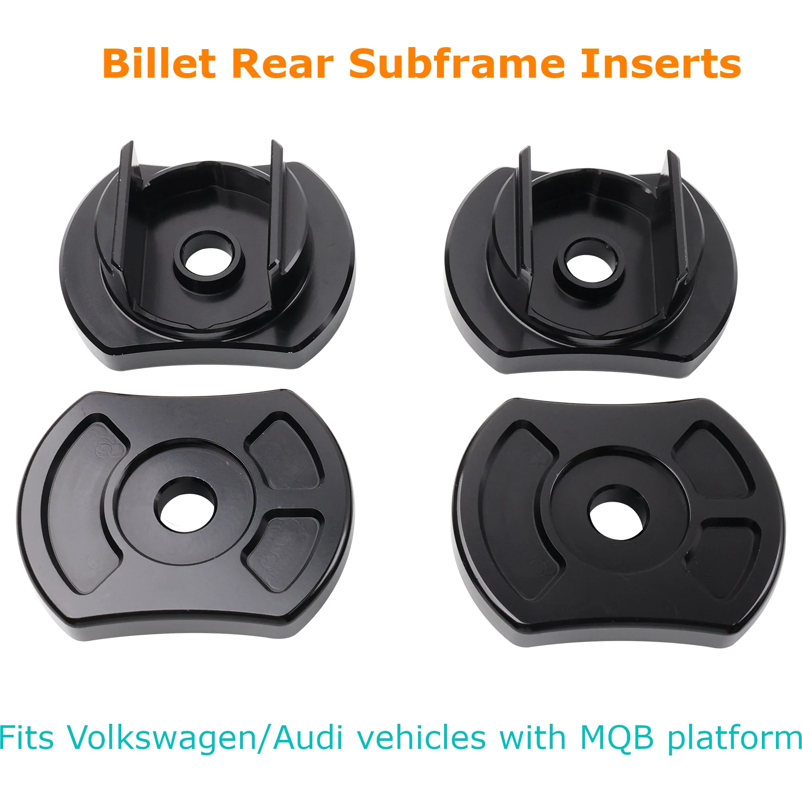 إدراجات الإطار الفرعي الخلفي لسيارة Volkswagen VW Golf GTI MK7 لأودي A3 S3 TT TTS MQB 2015+