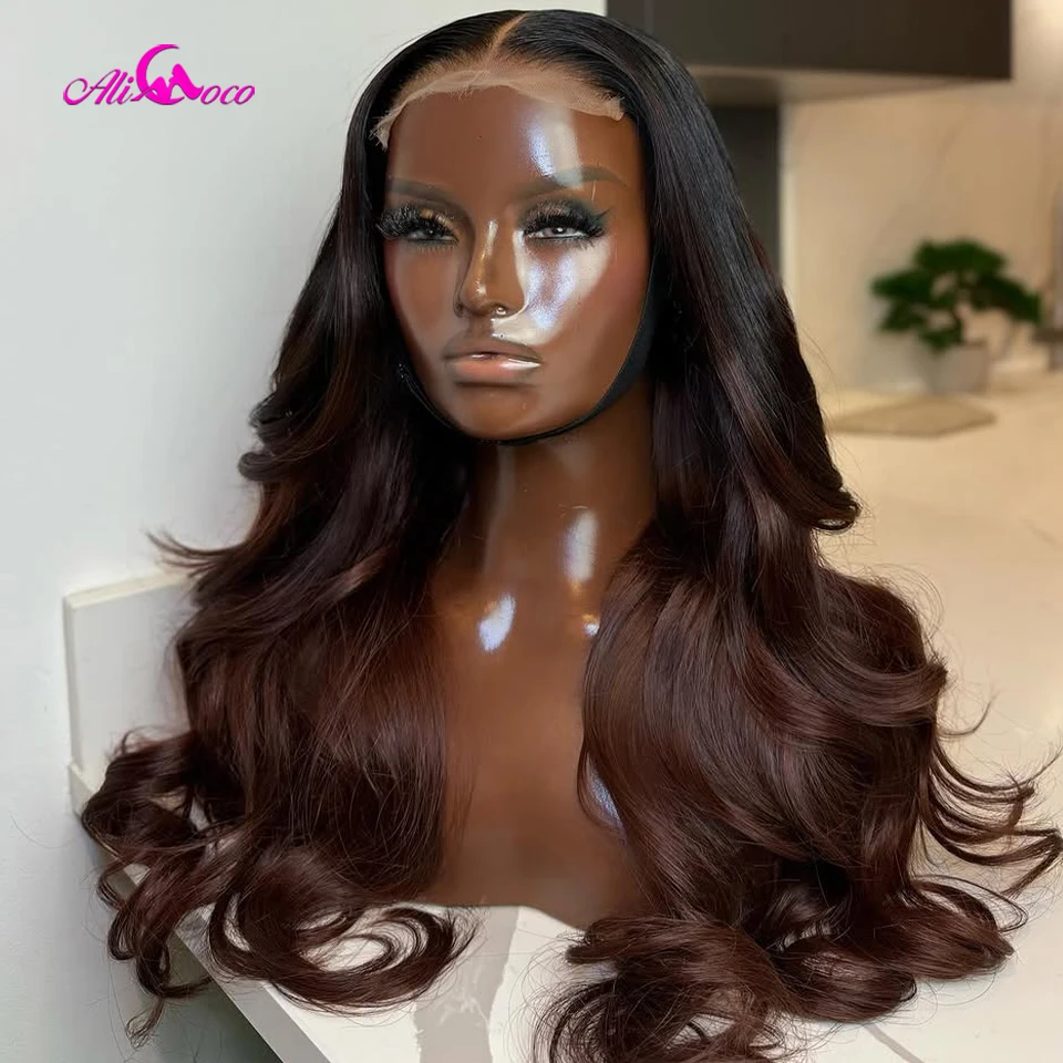 

Chestnut Brown Body Wave Human Hair Wig for Women 13x4 13x6 Lace Front Wigs Human Hair Easy Wear Braizilian Hair for Women