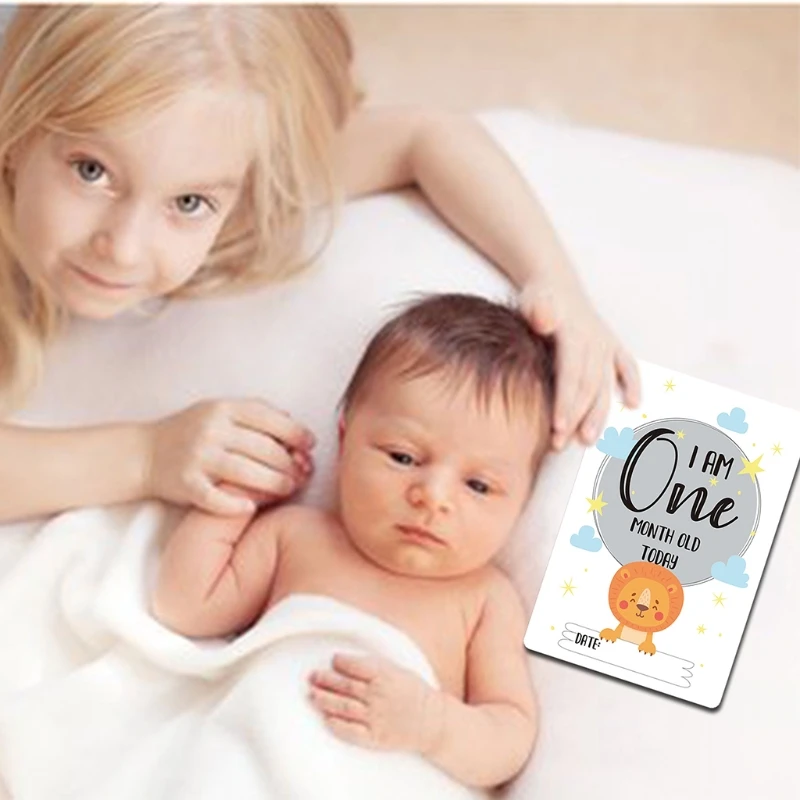 

Baby Cards for Milestone Moments Unisex Photo Card Pregnancy and for Key Age Mar