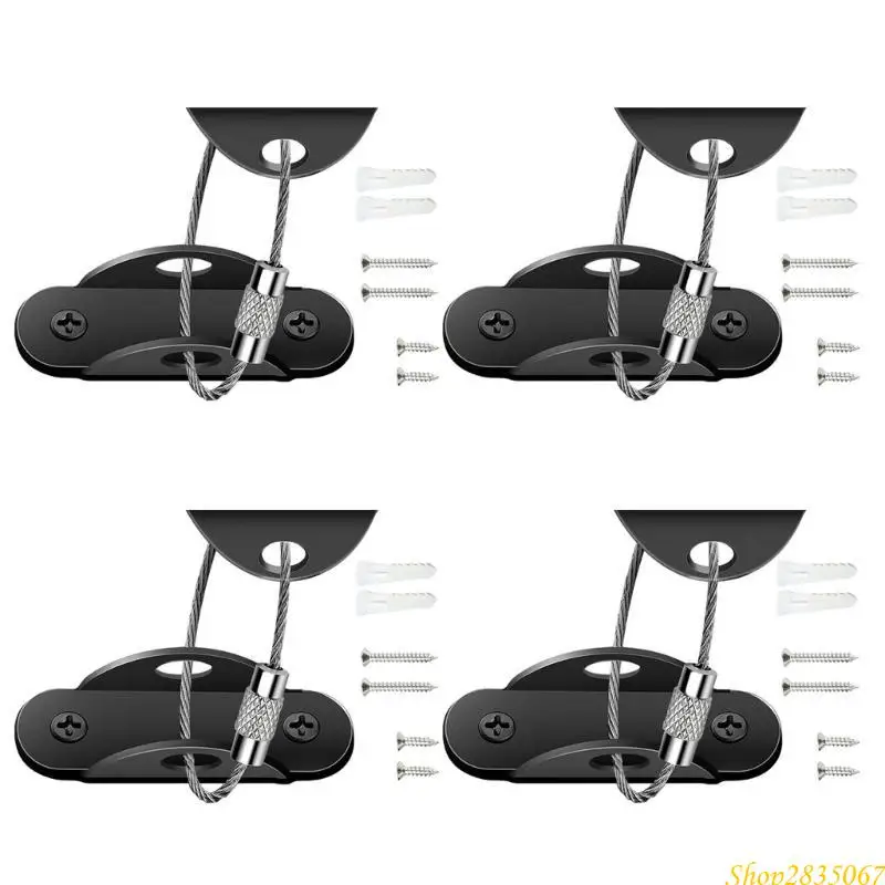 4Furniture Wall Anchors 4 set Reliable Anti-Tipping Devices Anti-Tip Restraints 831F