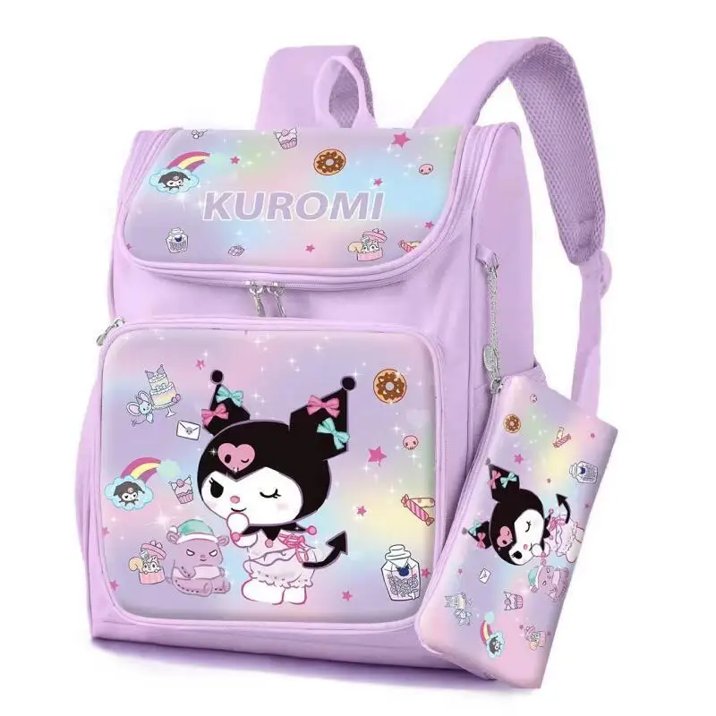 Sanrio Backpack Anime Kuromi Cinnamoroll My Melody Student Bag Large Capacity Women Bag For Children Girls Anime Schoolbag Gift