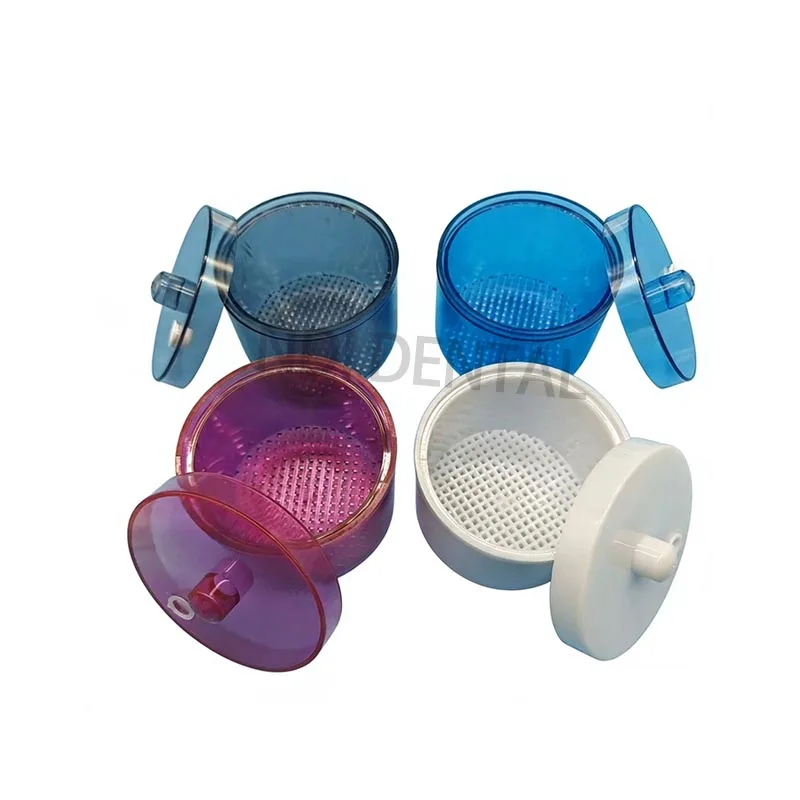 

4pcs Drills Sterilization Case Heat-Resistant Net Basket Clean Immersion Dental Disinfection Box Soak Burs Dentistry Tools