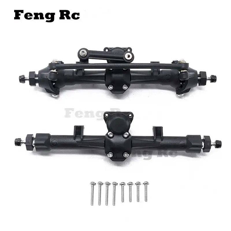 

SCX24 Plastic Front and Rear Axle Set for Axial SCX24 1/24 RC Crawler Car Upgrades Parts Replacement Accessories