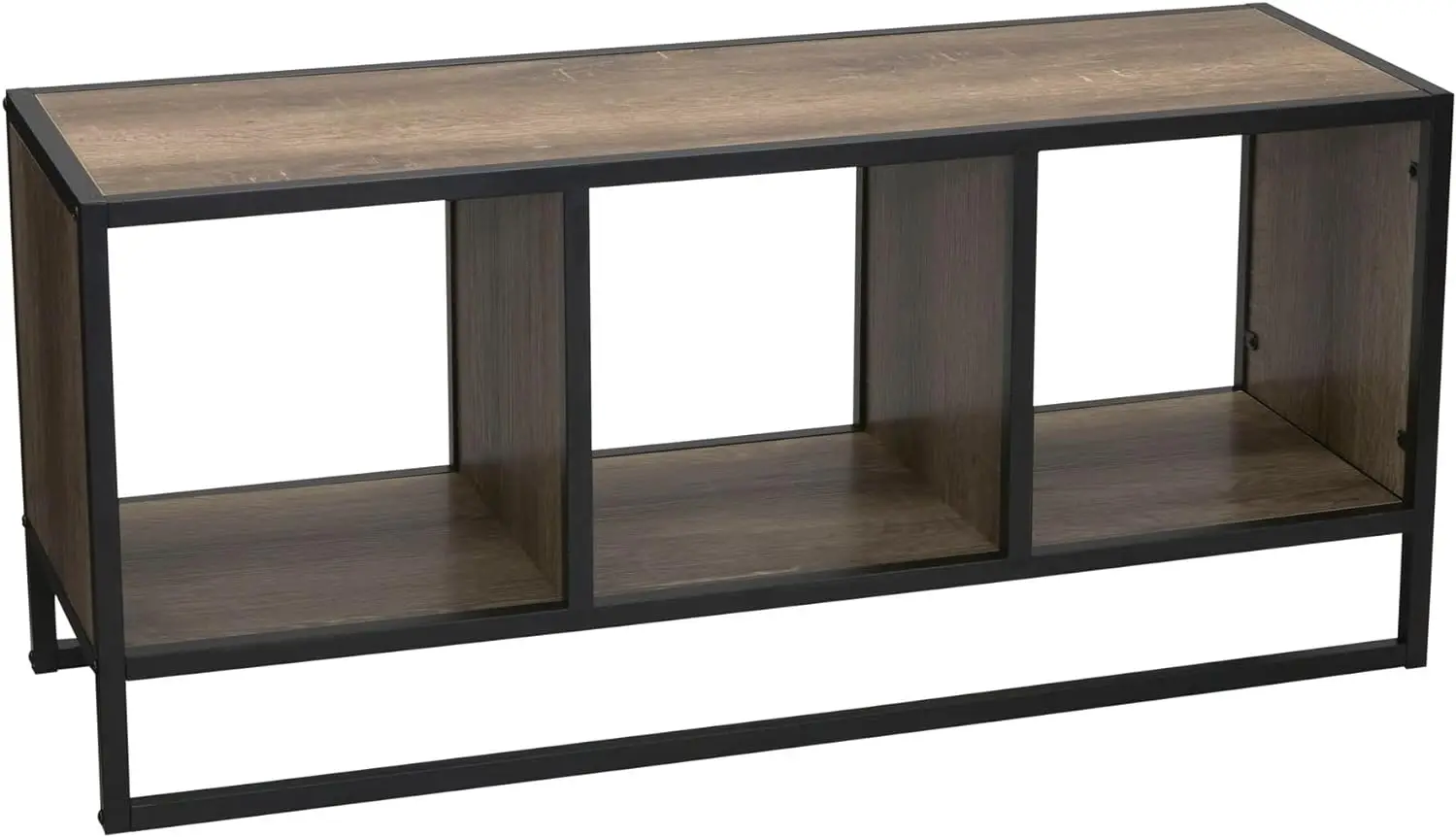 Jamestown-Meuble TV avec Cube Carré, Table Basse, Compartiments de Rangement, Bois de Frêne Rustique Mars, Essentiels Ménagers