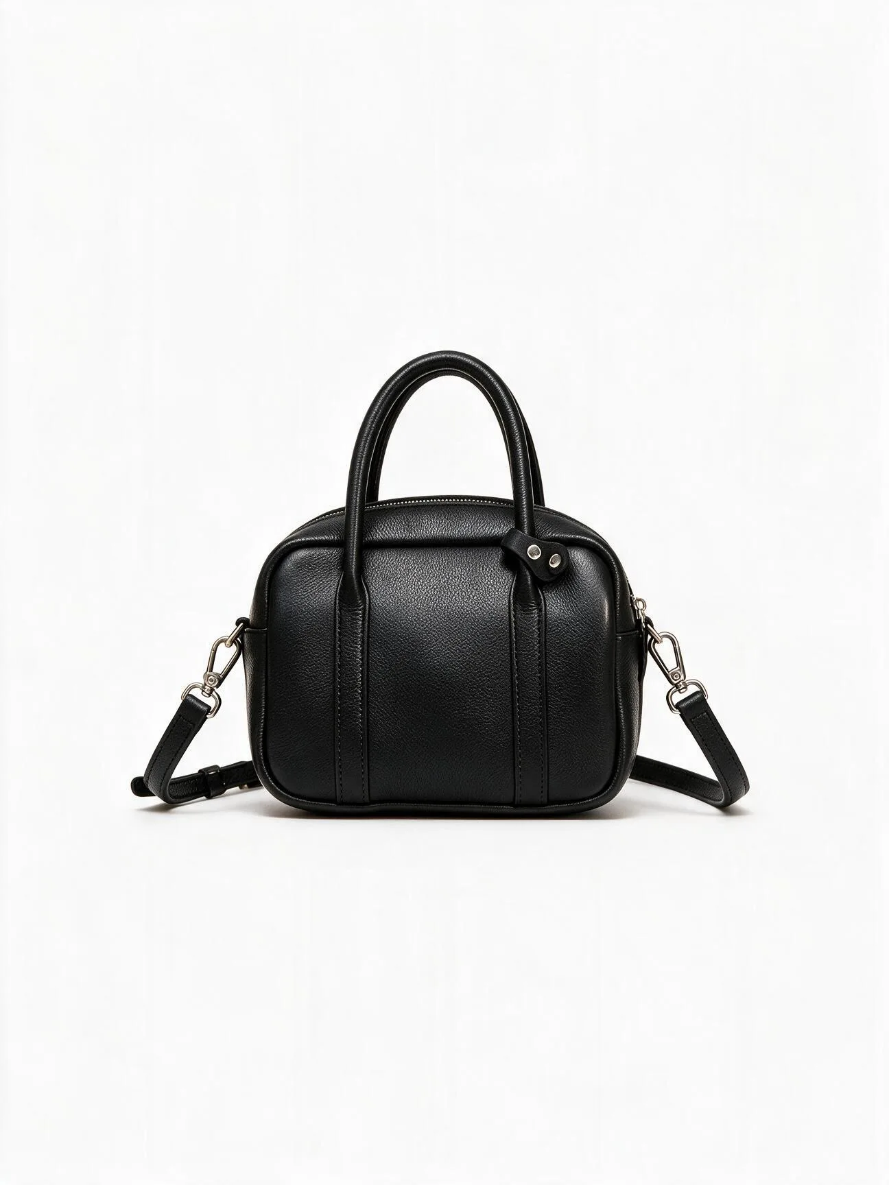 New Minimalist Top-grain Cowhide Women's Handbag Mini Crossbody Bag Fashion Versatile Autumn/winter Genuine Leather Shoulder Bag