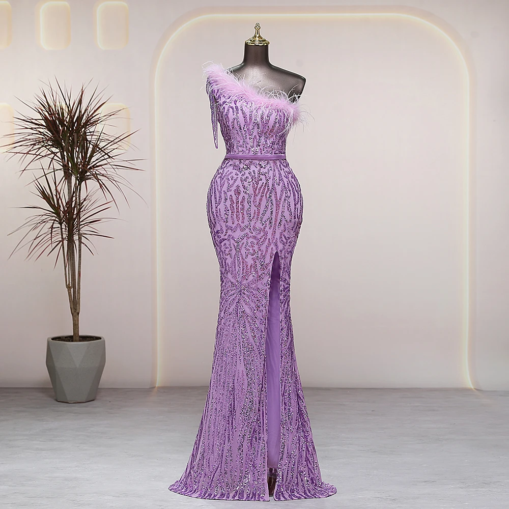 Sexy purple candy color Evening dress prom dress luxury evening dresses wedding party dress formal occasion dresses Bride dress