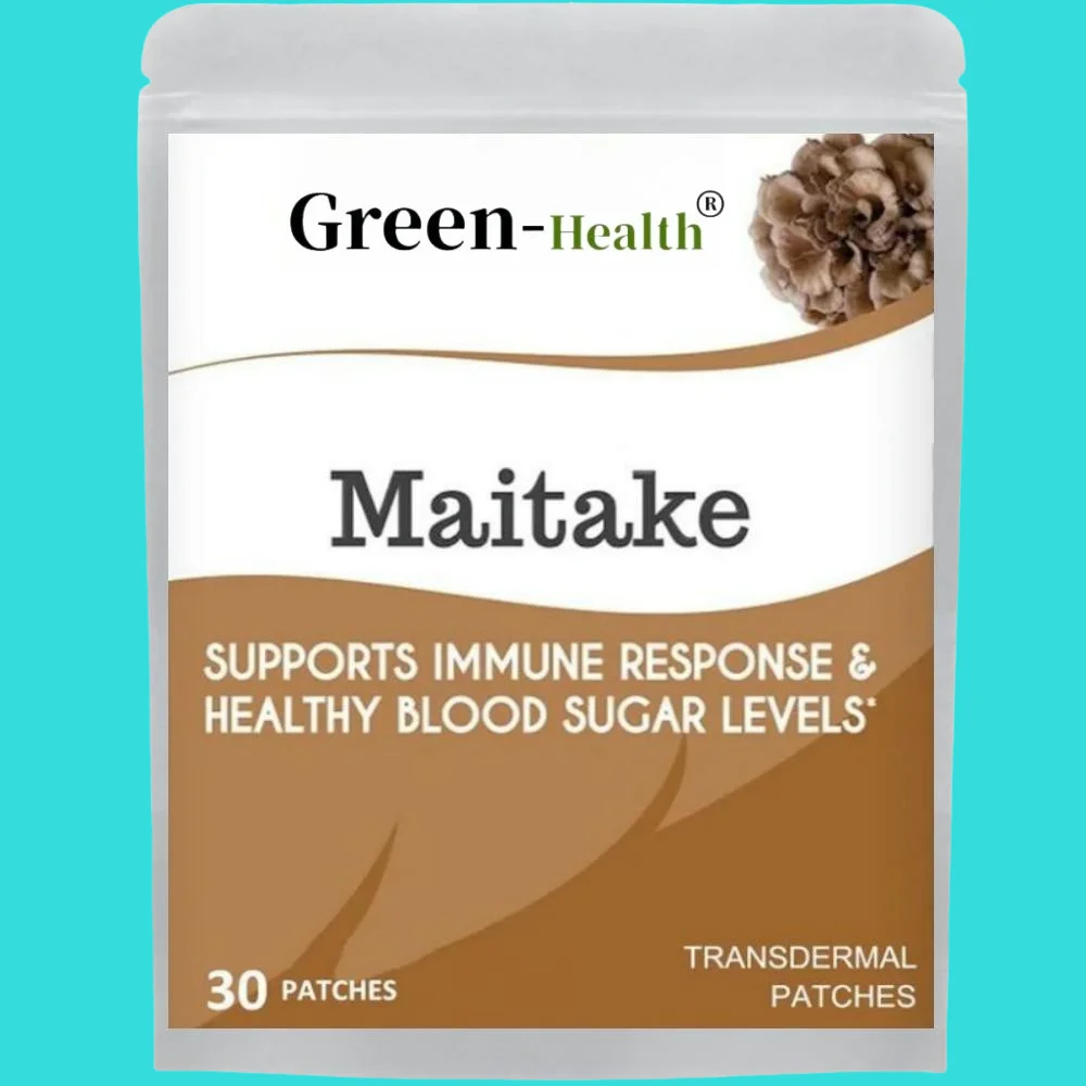 30 Patches Maitake Mushroom Transdermal Patches for Immune System Support, Stress Relief, Build Energy, Strength Booster