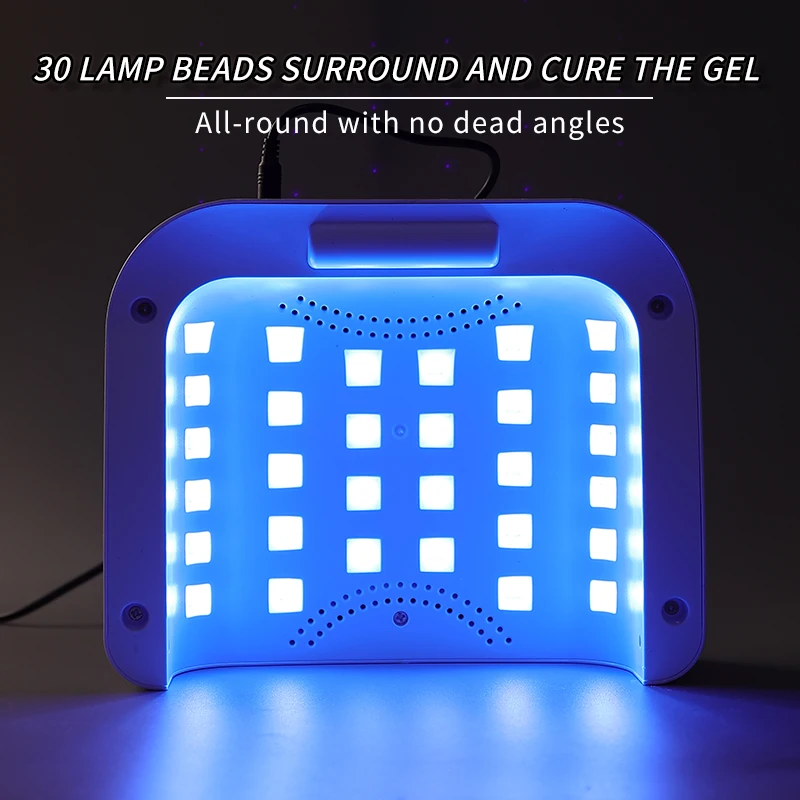 เครื่องอบเล็บเจล UV LED ไร้สาย ชาร์จไฟได้ อุปกรณ์ทำเล็บเจล สำหรับร้านทำเล็บ