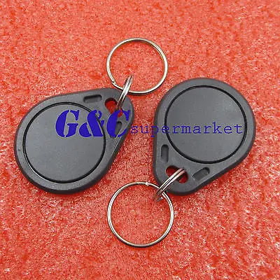 5PCS Grey RFID Sensor Proximity Card IC Key Tags Keyfobs Keychain 13.56MHz