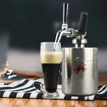 インスタントニトロコールドブリューコーヒーメーカー,家庭用樽キットシステム,パーティーギフト,2 l,非常に耐久性があります