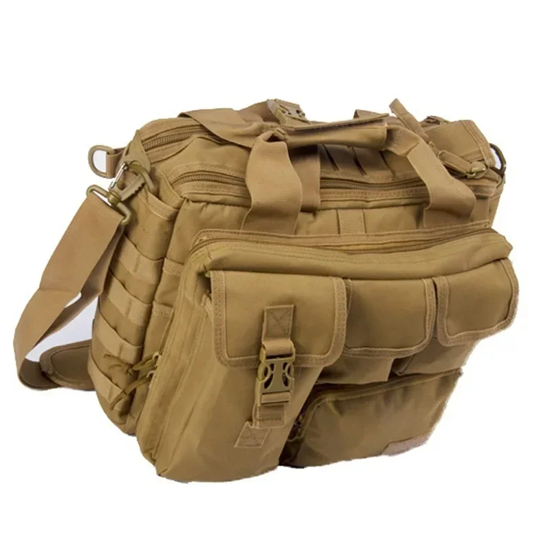 Taktische Jagdtasche für Herren, 14,1-15,6 Zoll Laptop-Messenger, Multifunktionale Computertasche mit Gepolstertem Fach – Detail 6