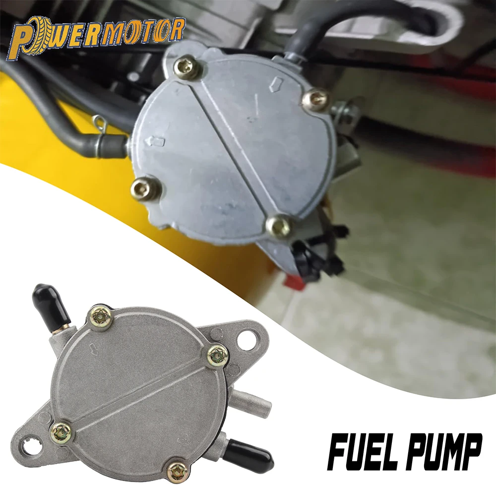 Motorrad-Vakuum-Kraftstoffpumpe, Zubehör aus Aluminiumlegierung, Ersatz für ATV, Roller, GY6, 50 cc, 125 cc, 150 cc, 250 cc