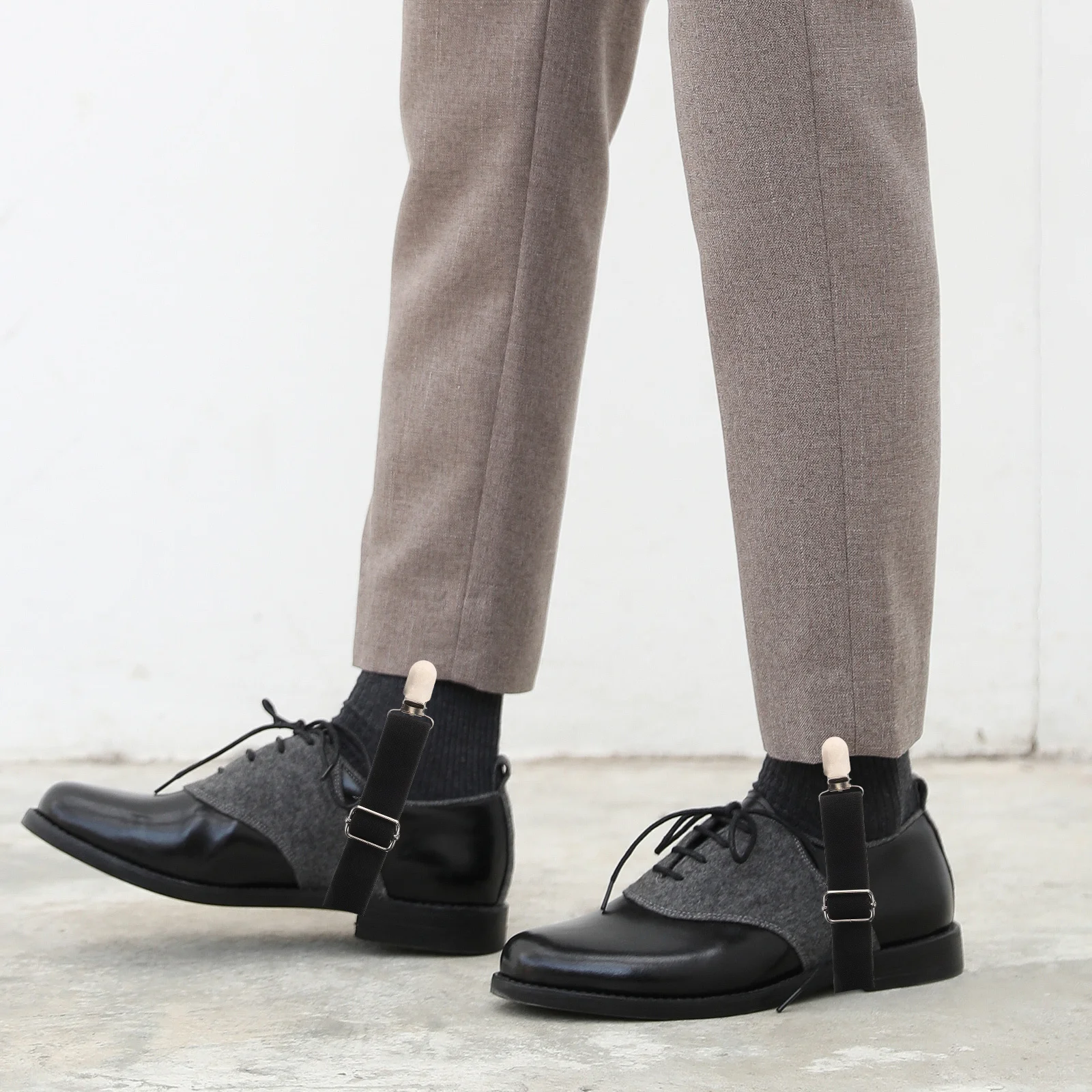 1Pair Motorcycle Trousers Stirrups Adjustable Boot Straps Pant Clips for Men Women Bed Sheets Mattress Covers Curtain Seat