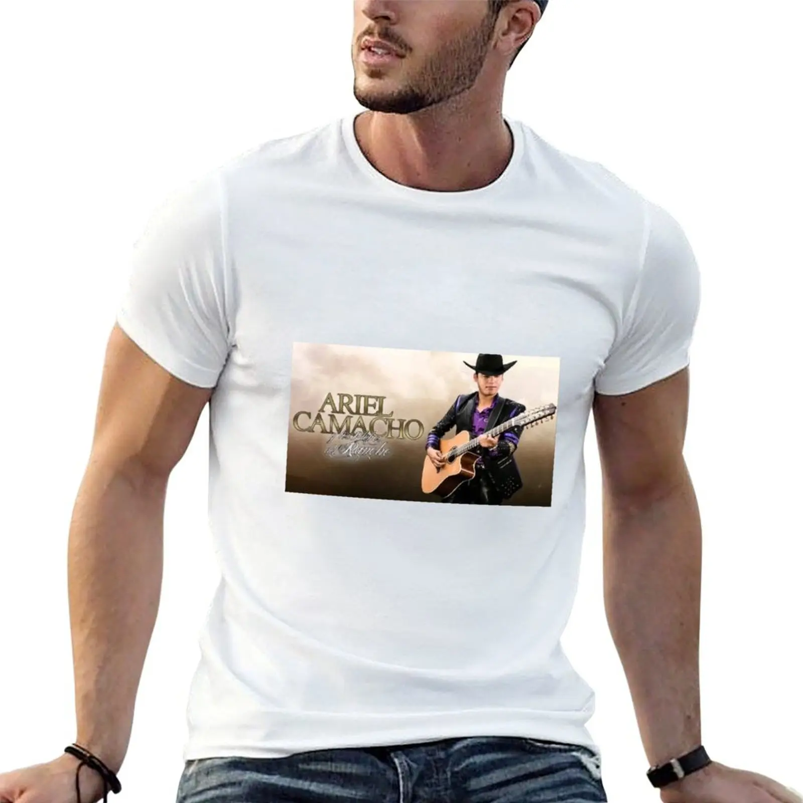 

Camacho Ariel Clasic Comfort Soft Crewneck T-Shirt man t shirts for men casual man t shirt graphic T-Shirt