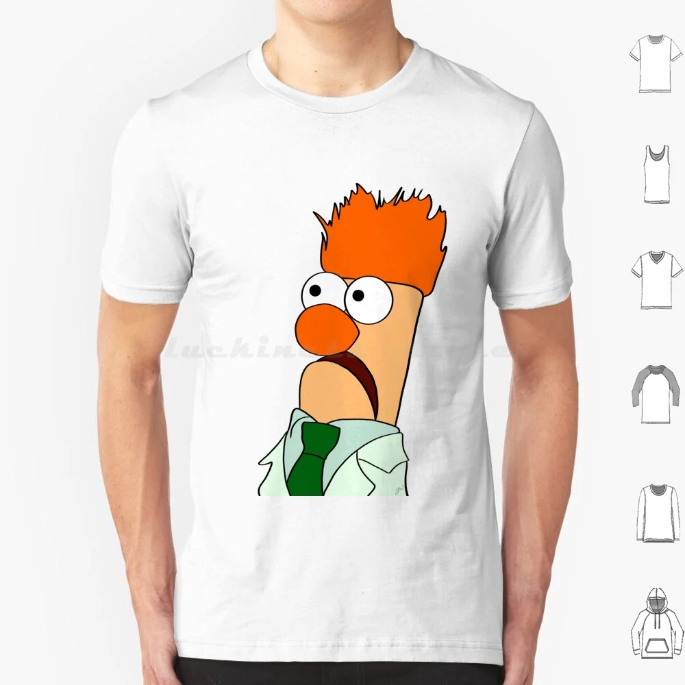 Beaker Comic Portrait ( Version 2 / 3-No Background ) T Shirt Cotton Men Women DIY Print Beaker The The Show Show