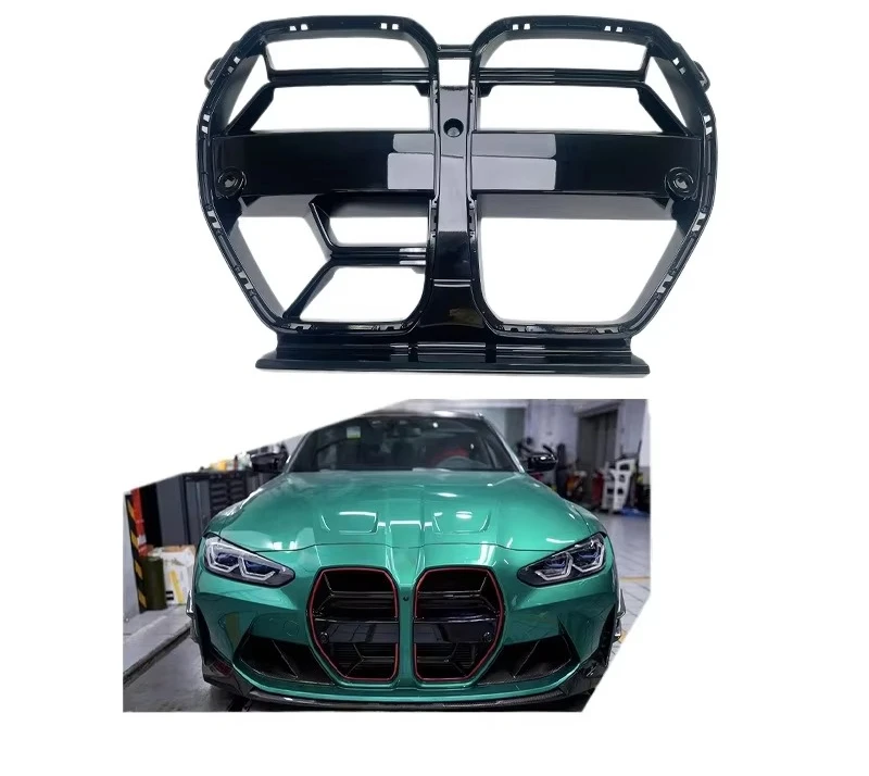 

High Glossy Csl Style Plastic M4 G82 Front Bumper Grille Center Frame Air Intake Grill For M4 G82 2020+
