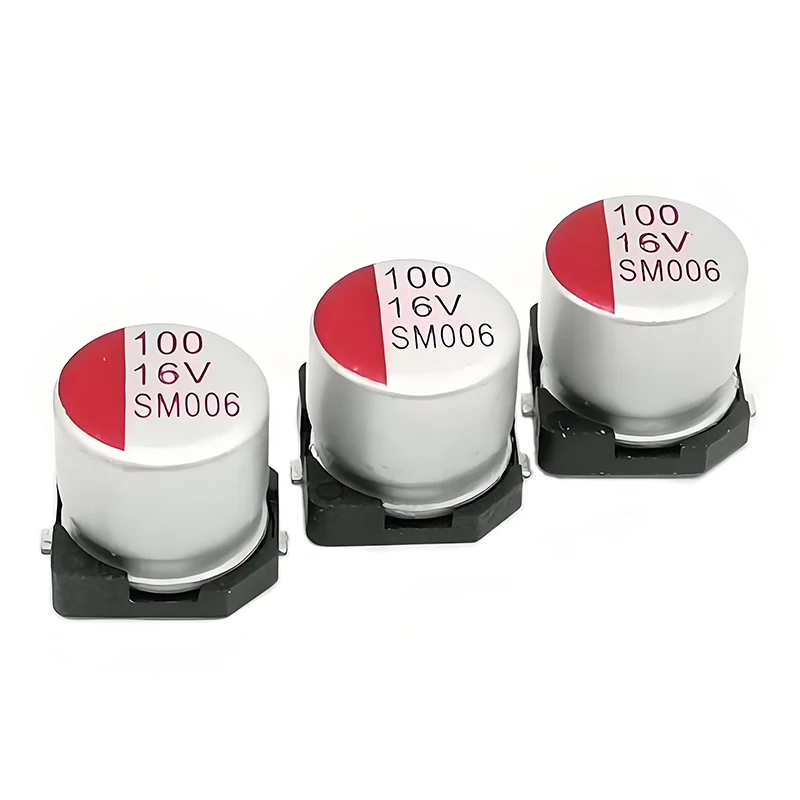100Pcs Can-Shape SMD Solid Aluminum Electrolytic Capacitor 150μF 25V 5×9mm Factory Wholesale Customize