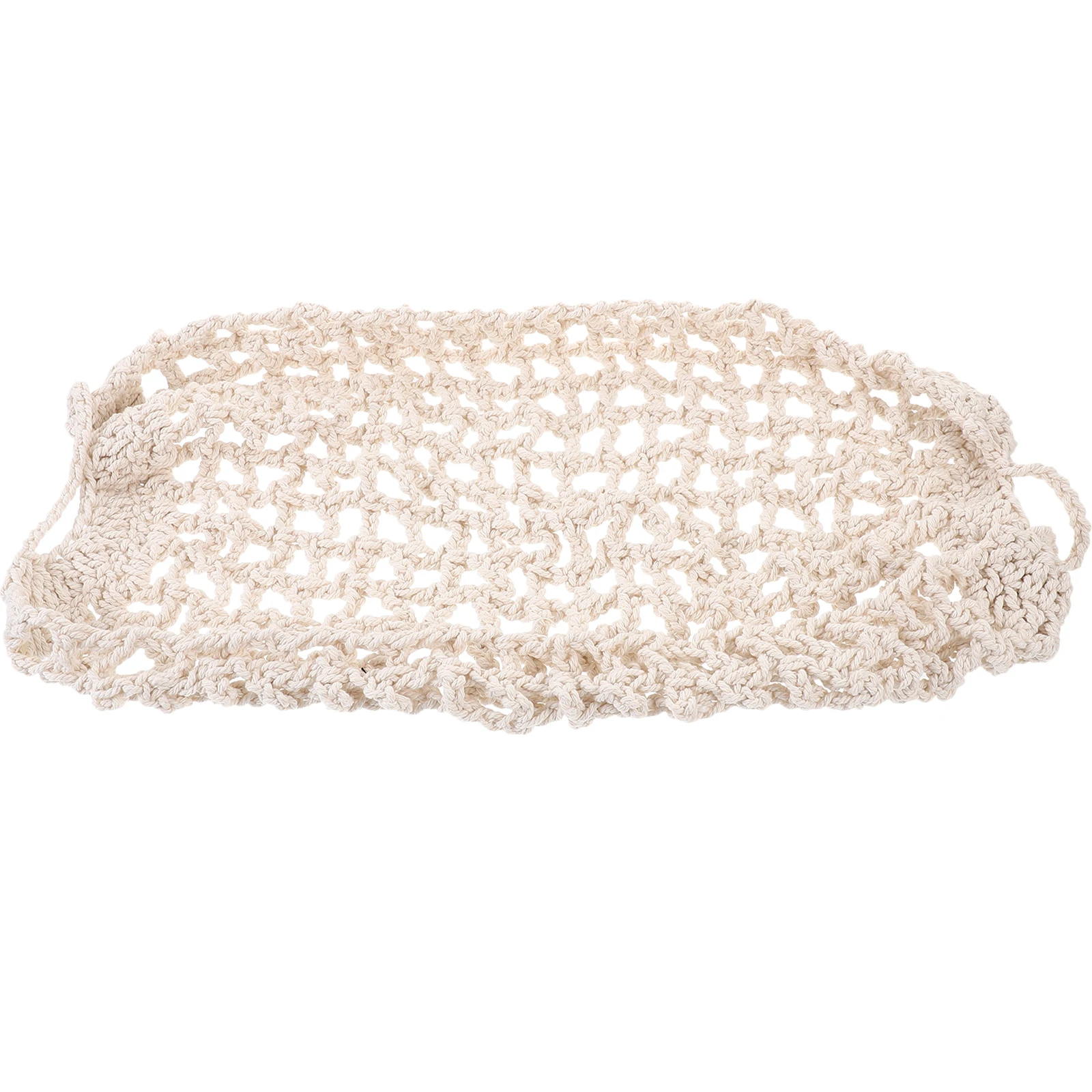 

Cotton Rope Kitchen Storage Net Bag Baskets for Fruit Vegetable Handmade Hanging Basket under Cabinet Produce Hammock Kitchen