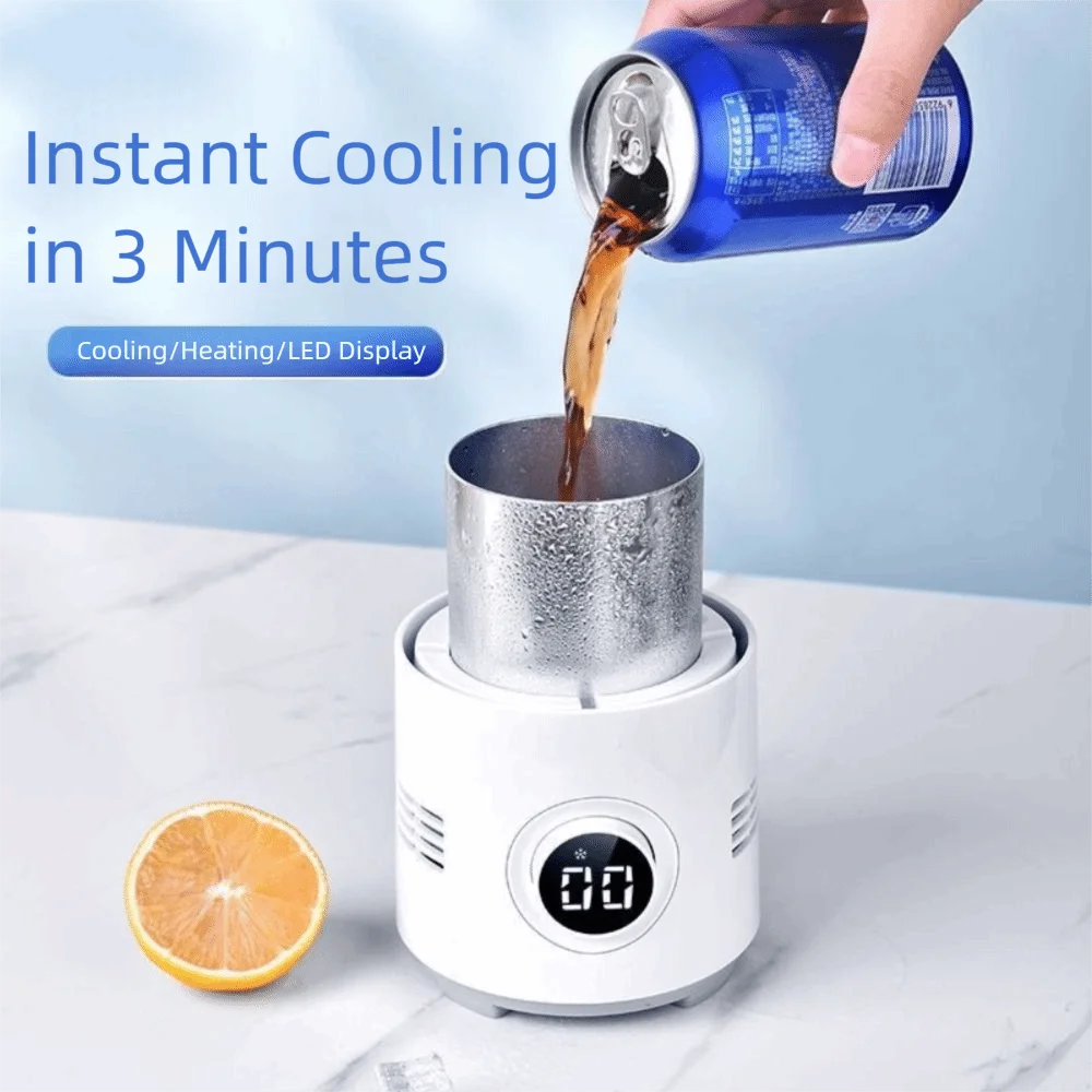 

Fast Cooling 2 In 1 Drinks Cup USB Powered Portable Design Coffee Mug Warmer Constant Temperature Dual-purpose Milk Tea Warmer