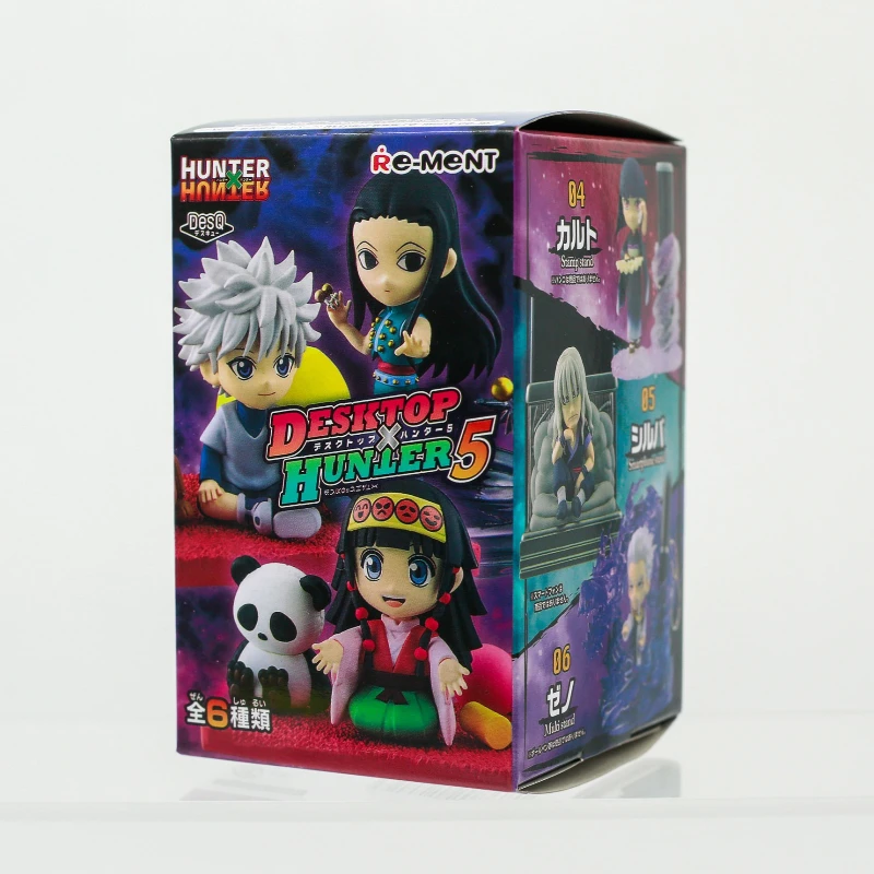 

REMENT HUNTER Blind Box Toys Killua Illumi Kalluto Alluka Zoldyck Action Figures Model Collection Desktop Ornament Kids Gifts