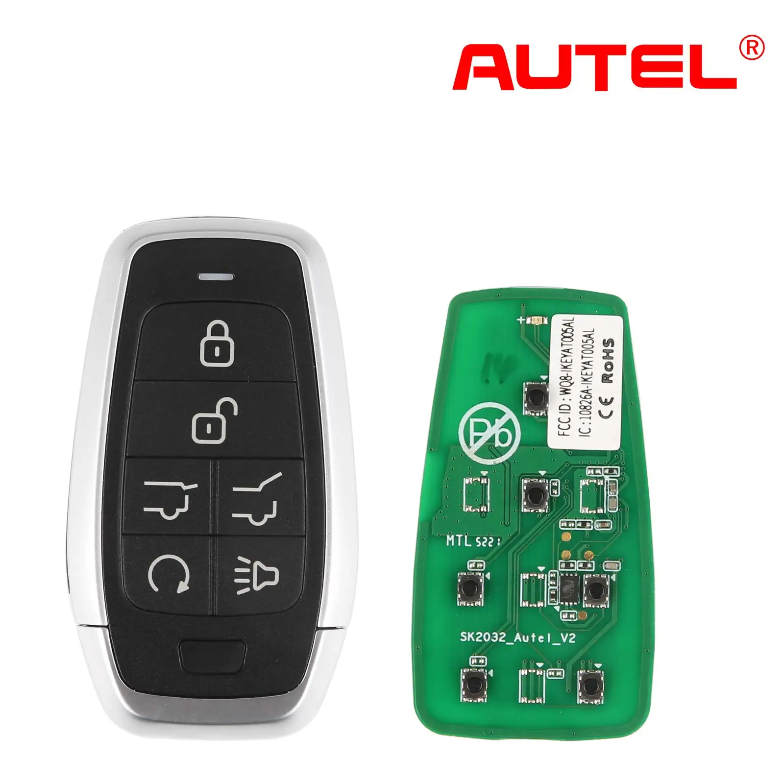 1PCS AUTEL Independent Standard Universal Smart Key 315/433MHZ Used with KM100 IM508S IM608 pro Key Generator Programming Tool