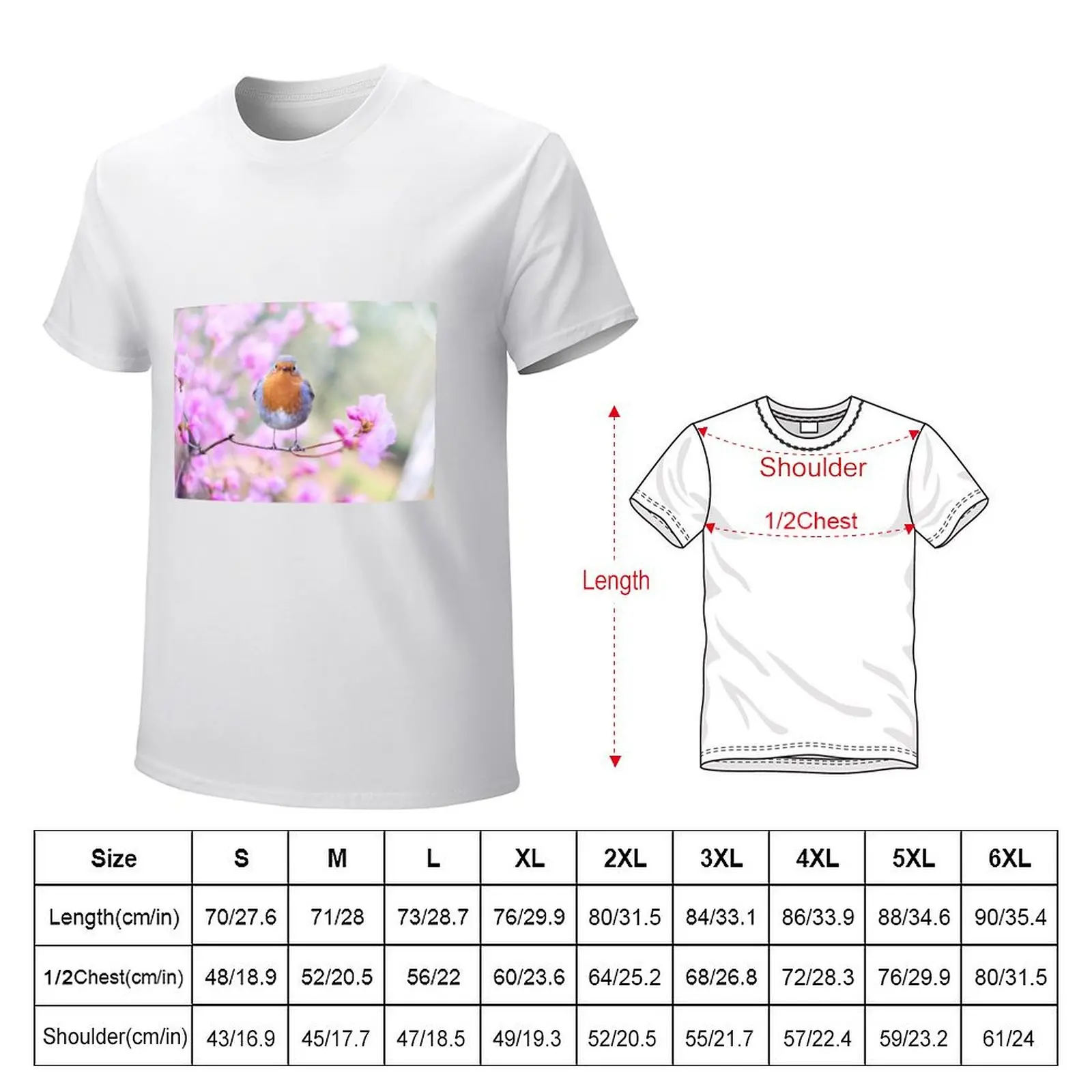 Spring Bird T-Shirt sublime vintage clothes mens graphic t-shirts anime image 2
