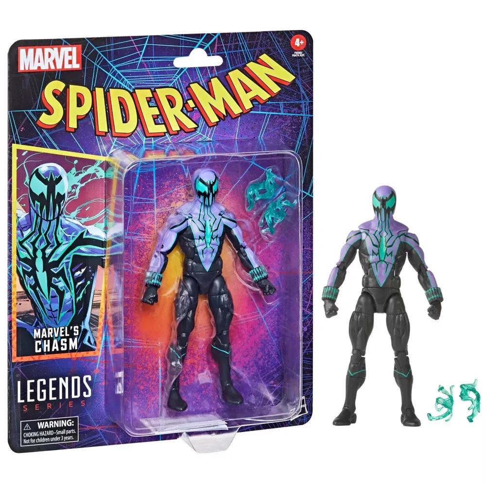 ألعاب شخصيات الحركة Marvel Legends Series Spider-Man Venom Marvels Chasm Scarlet Spider Retro القابلة للجمع مقاس 6 بوصات