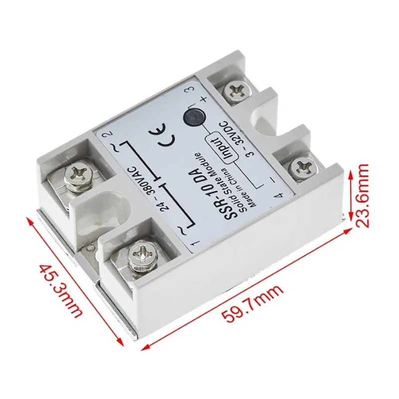 Single-phase Solid-state Relay SSR-25DA 10 25 40 50 DC Control AC 220v25A Small Solid