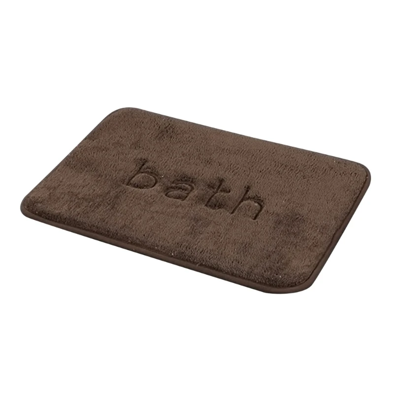 Plush Faux Cashmeres Area Mat Moisture Wicking Kitchen Bath Rug for Indoor Use