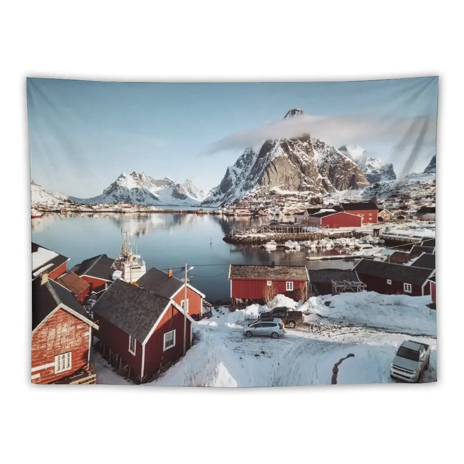 reine at lofoten Tapestry Decor Home House Decoration Tapestry