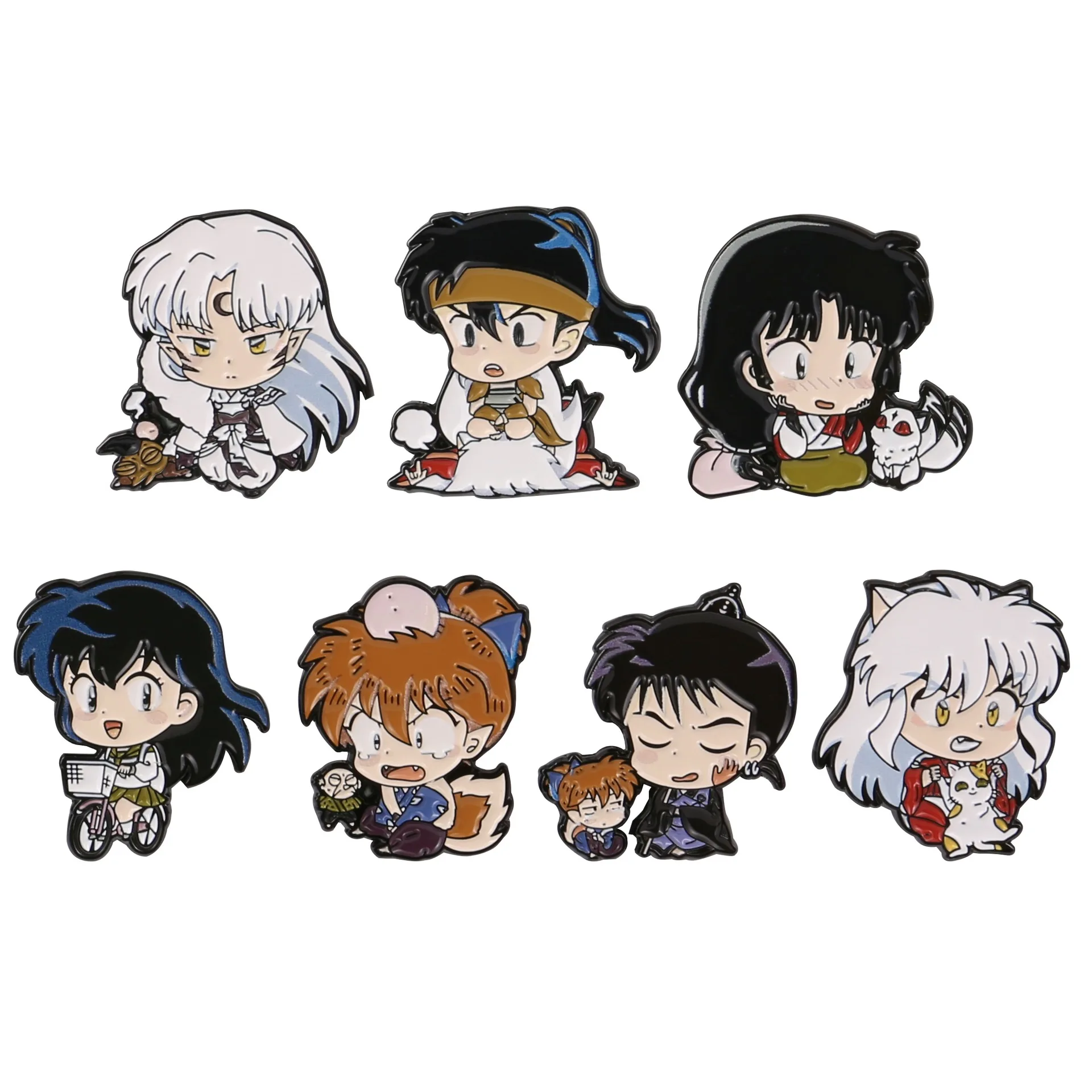 Japanese Anime Enamel Pins Manga Brooches for Women Men Lapel Pin Cartoon Metal Badge Collar Jewelry Fans Friends Gifts image 6