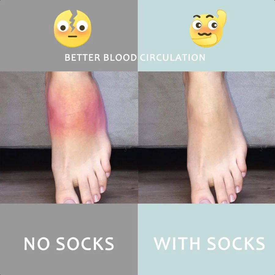 جوارب Comprion للنساء والرجال 3 أزواج جوارب تداول منفذ Comprion المتدرجة للممرضات