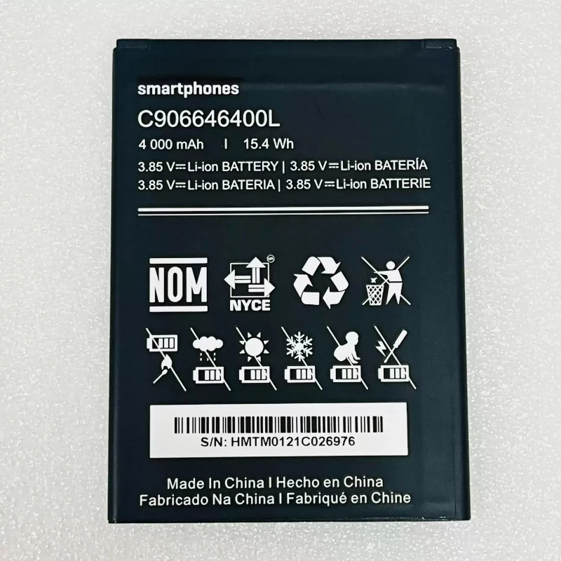 

C 906646400 L 4000mAh 3.85V for BatteryClippers