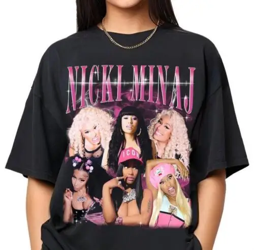 Nicki Minaj T-shirt Cotton Unisex All sizes Gift For Fans Music, hot hot hot