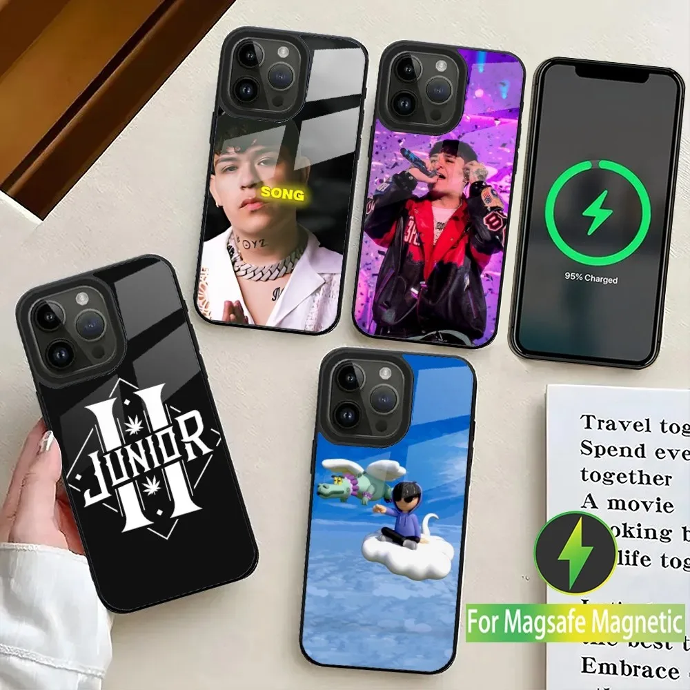 

Junior H Singer Phone Case For iPhone 16,15,14,13,12,11,Plus,Pro,Max Mini Magsafe Magnetic Wireless Charging