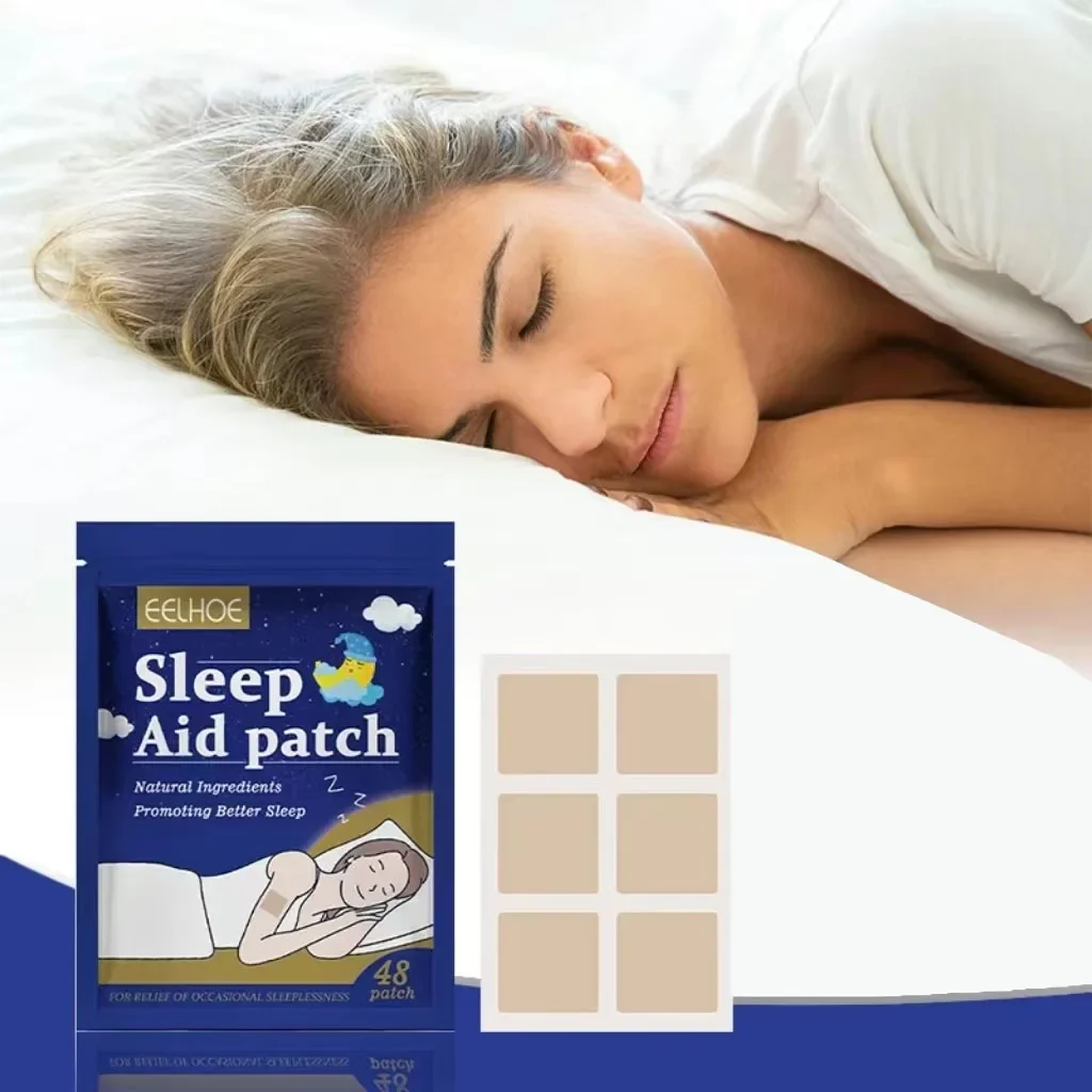 48/96pcs Insomnia Sleep Aid Patch Hypnotic Relieve Anxiety Neurasthenia Soothing Decompression Help Improve Sleeping Sticker