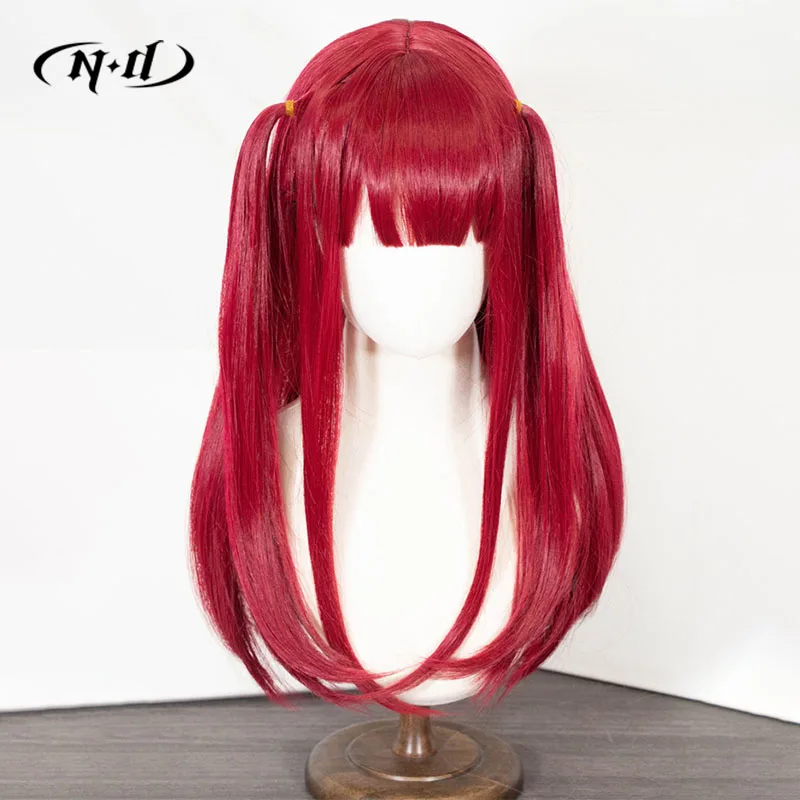 ND مارين كيتاجاوا ليز تأثيري الباروكات فستاني حبيبي كوس خصلات الشعر المستعار الأحمر ل كوميك كون كوزر زي موضوع حفلة مقاومة للحرارة