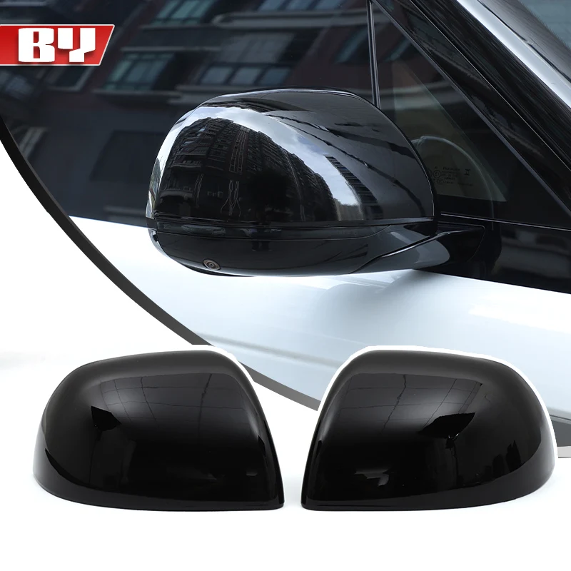 

For Land Rover Range Rover Vogue/Sport 2023-2024 Car Exterior Rearview Mirror Cover Cap ABS Carbon Fiber Car Accessories