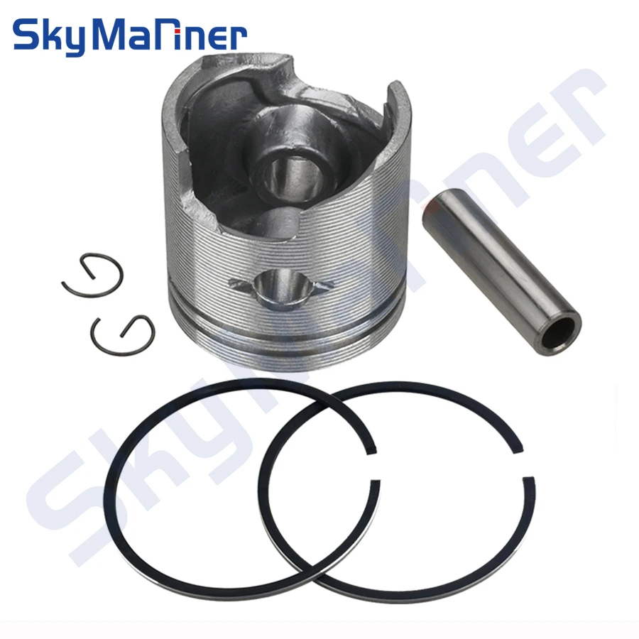 

12110-93120-025 Комплект поршней +0,25 мм с кольцами для подвесного двигателя Suzuki 9,9 л.с. 15 л.с. DT9,9 DT15 12110-93120 12140-93140-025