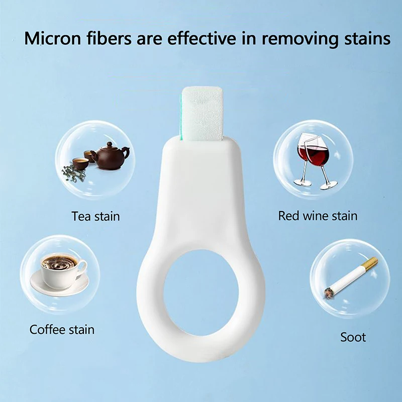 3Pcs/Set Teeth Cleaning Wipe Kids Tartar Removal Plaque Stain Removal Nano Eraser Sponge Scrubs