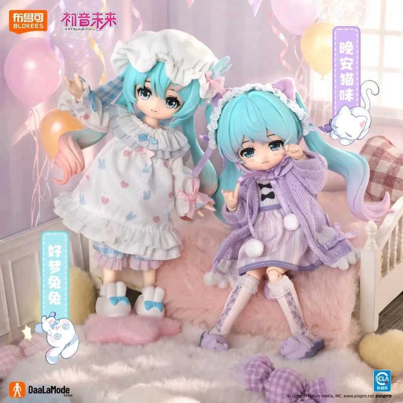 New Arrival Blokees Hatsune Miku Second Generation Blind Box Sweet Dream Party Bjd Decorations Birthday Gift Room Decoration