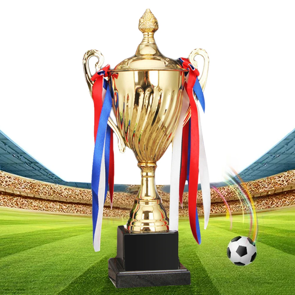 

Gold Trophy Cup Height 35.5cm Football Trophy Competition Trophy Metal Sports Trophy Award Trophy for Party Ceremony