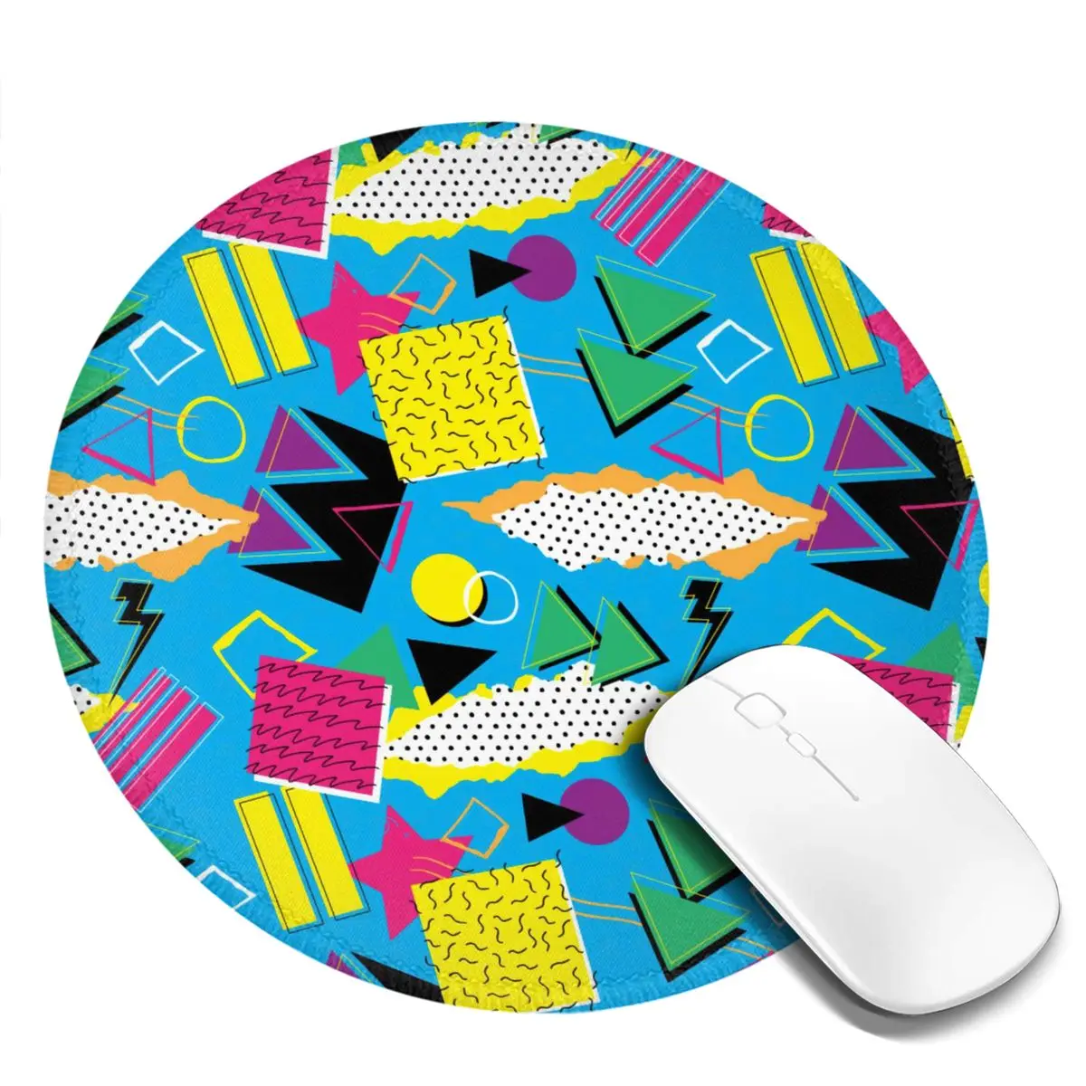 Gamer Mouse Pad Retro 80s Geometric Comfortable Mousepad Desk Accessories Memphis Art Design Mouse Mats For Laptop PC MacBook