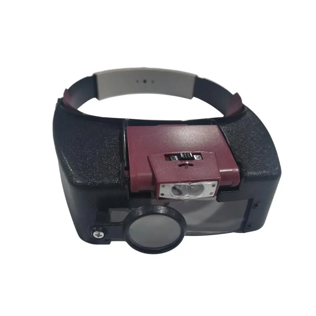 Head Magnifier Reading Accessories Magnified Devices Illuminated Portable Heads Loupe Head-mounted Loupes Magnifying Glass